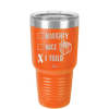 Naughty, Nice, I Tried - Laser Engraved Stainless Steel Drinkware - 1222 -