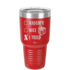 Naughty, Nice, I Tried - Laser Engraved Stainless Steel Drinkware - 1222 -