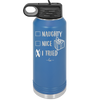 Naughty, Nice, I Tried - Laser Engraved Stainless Steel Drinkware - 1222 -