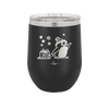 Penguin Pulling Sled with Christmas Gift - Laser Engraved Stainless Steel Drinkware - 1223 -