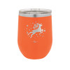 Flying Reindeer with Snowflakes Christmas - Laser Engraved Stainless Steel Drinkware - 1224 -