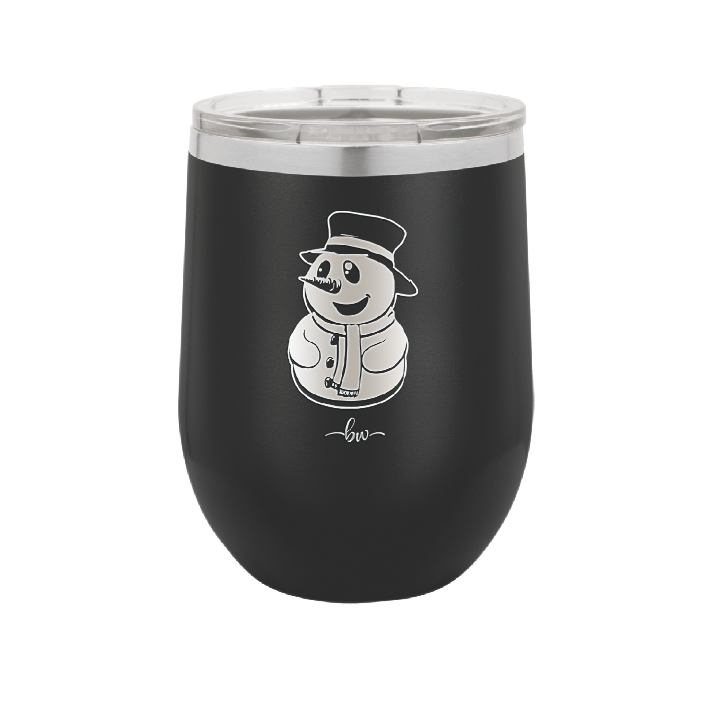 Snowman - Laser Engraved Stainless Steel Drinkware - 1225 -