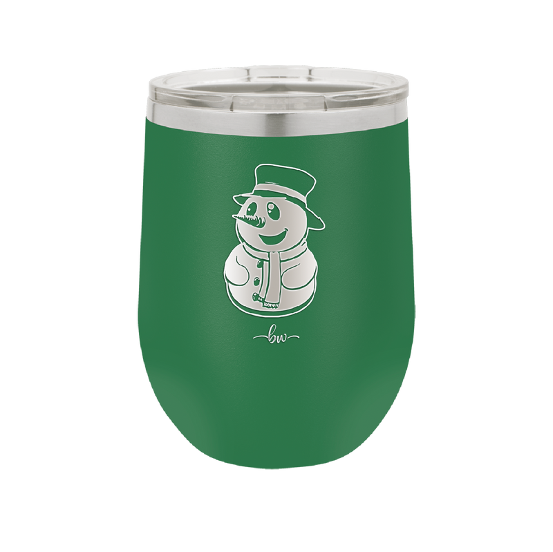 Snowman - Laser Engraved Stainless Steel Drinkware - 1225 -