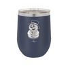 Snowman - Laser Engraved Stainless Steel Drinkware - 1225 -
