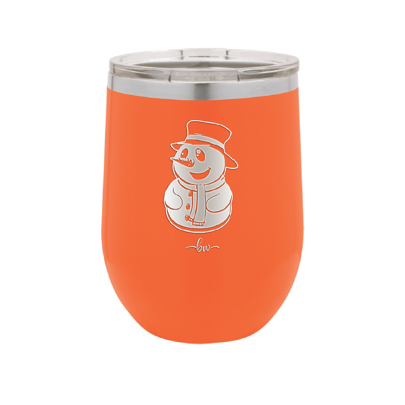 Snowman - Laser Engraved Stainless Steel Drinkware - 1225 -
