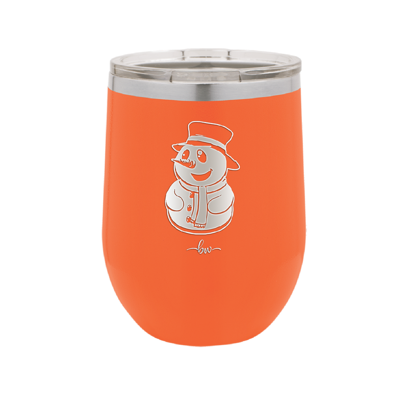 Snowman - Laser Engraved Stainless Steel Drinkware - 1225 -
