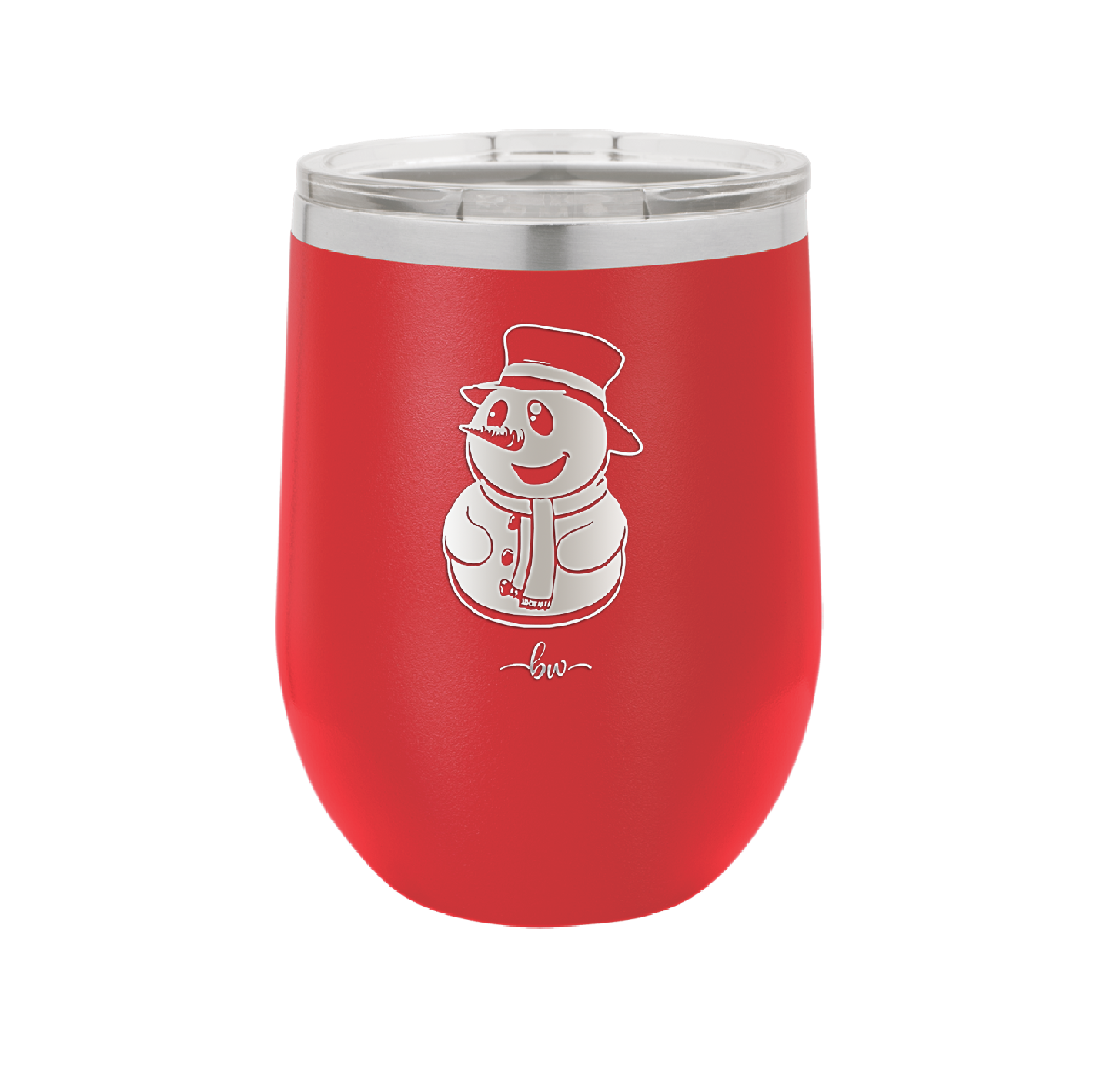 Snowman - Laser Engraved Stainless Steel Drinkware - 1225 -