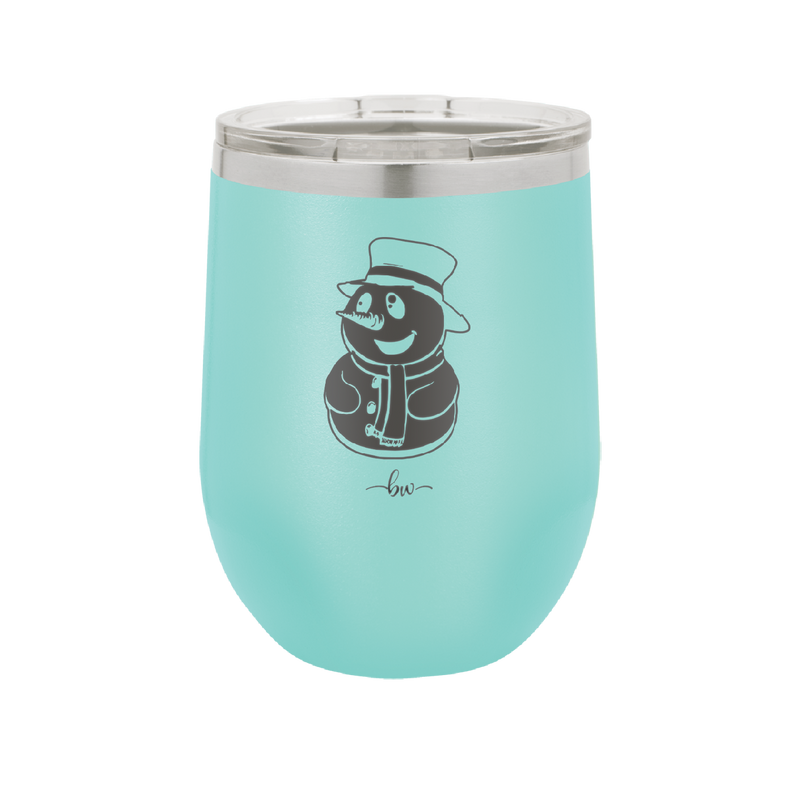 Snowman - Laser Engraved Stainless Steel Drinkware - 1225 -