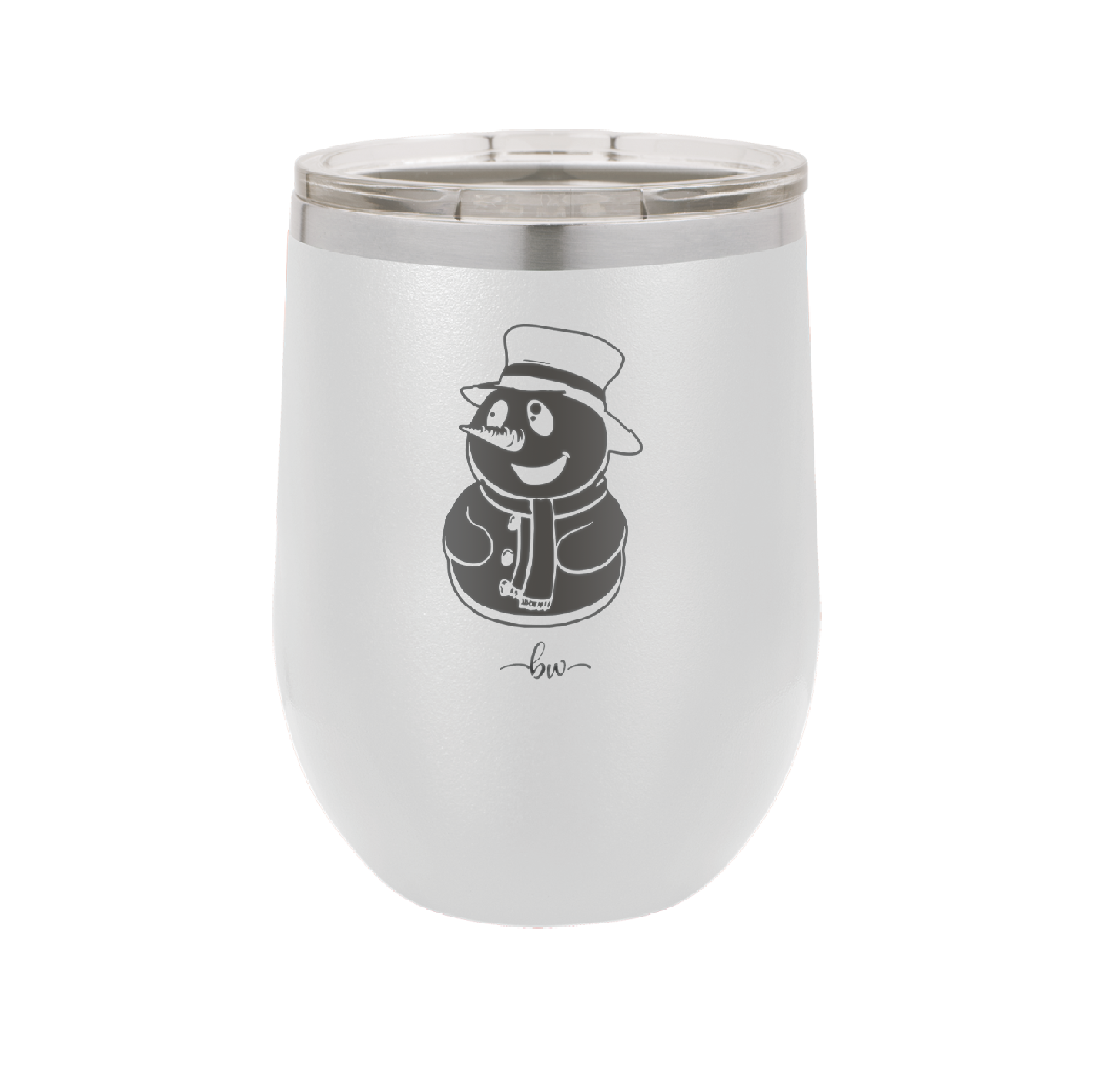 Snowman - Laser Engraved Stainless Steel Drinkware - 1225 -