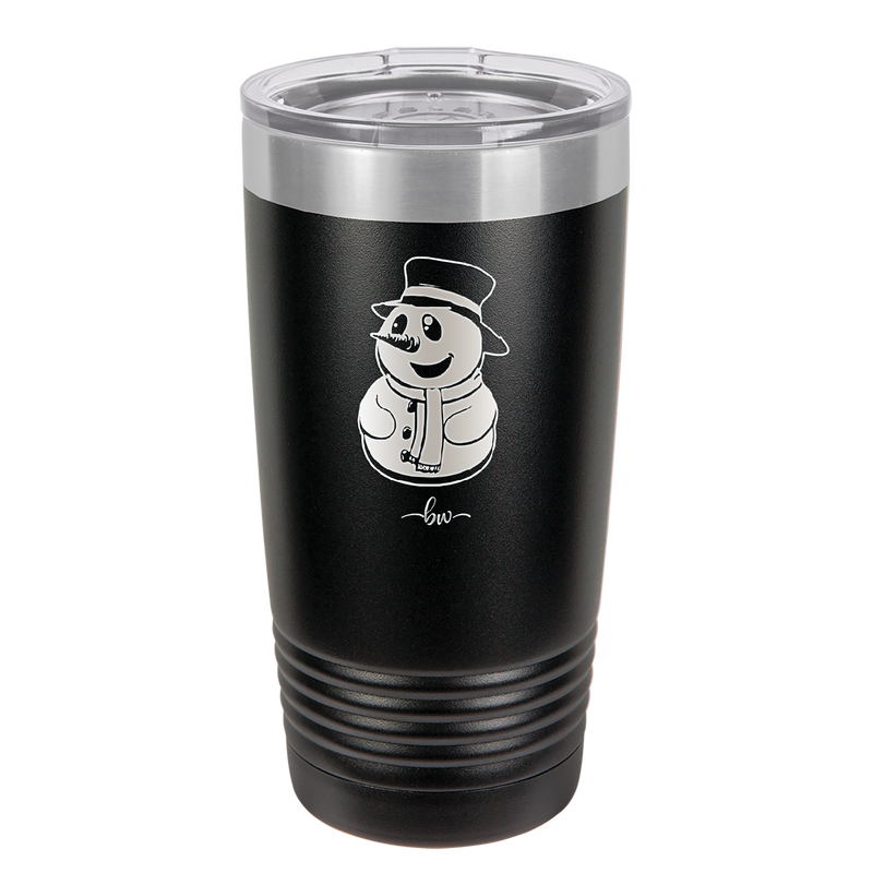 Snowman - Laser Engraved Stainless Steel Drinkware - 1225 -