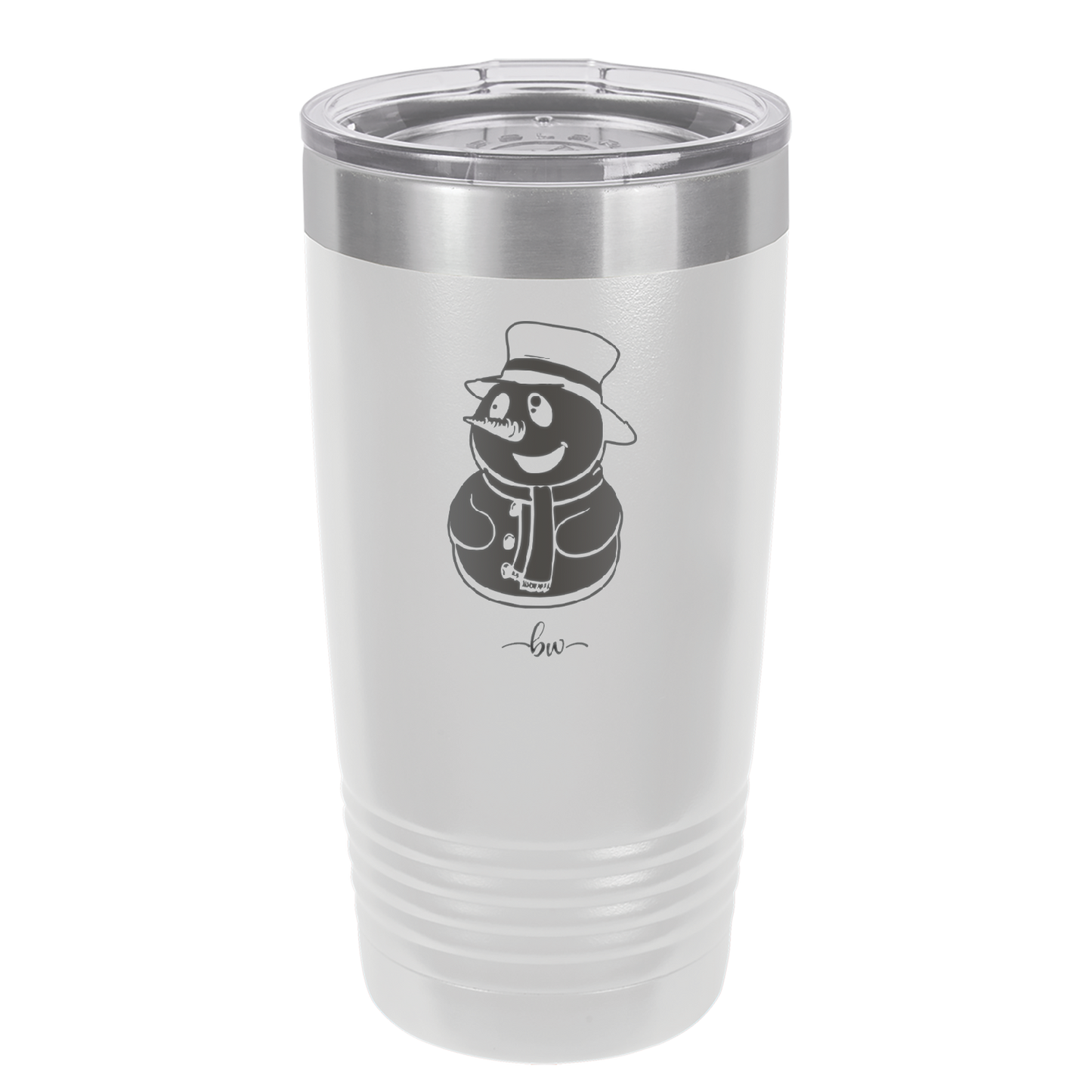 Snowman - Laser Engraved Stainless Steel Drinkware - 1225 -