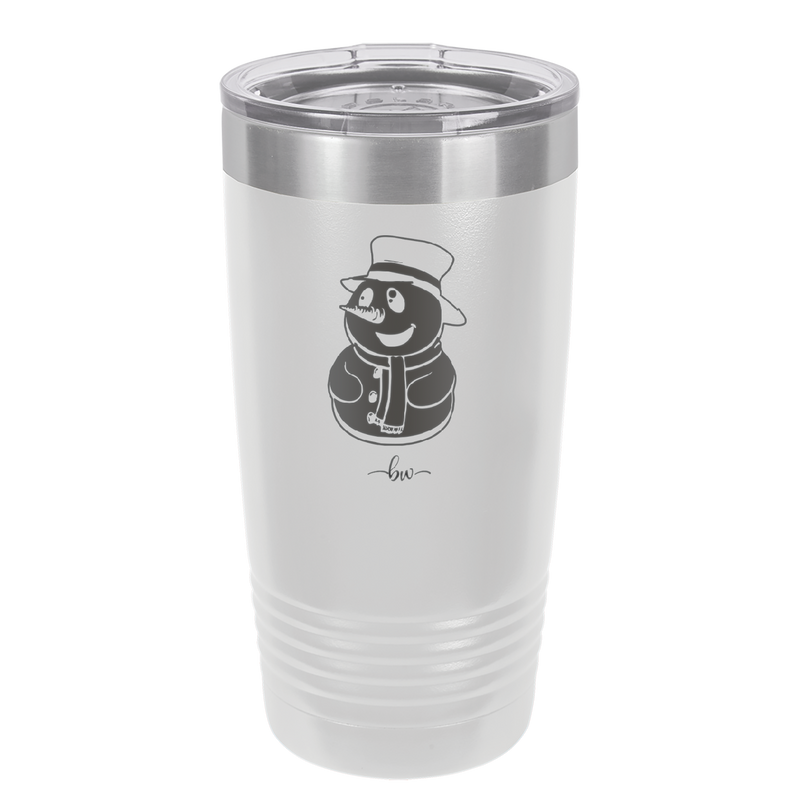 Snowman - Laser Engraved Stainless Steel Drinkware - 1225 -