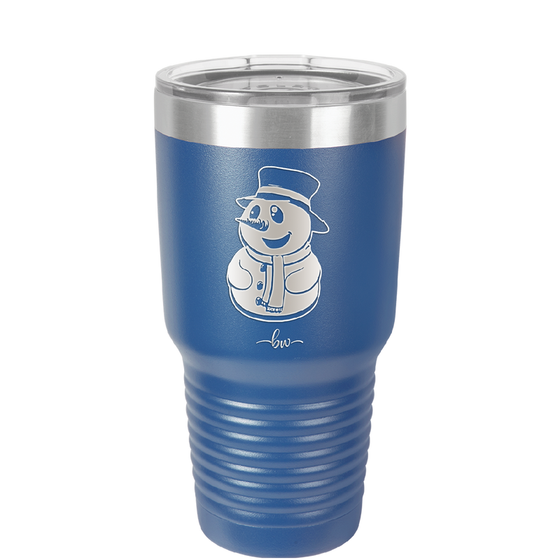 Snowman - Laser Engraved Stainless Steel Drinkware - 1225 -