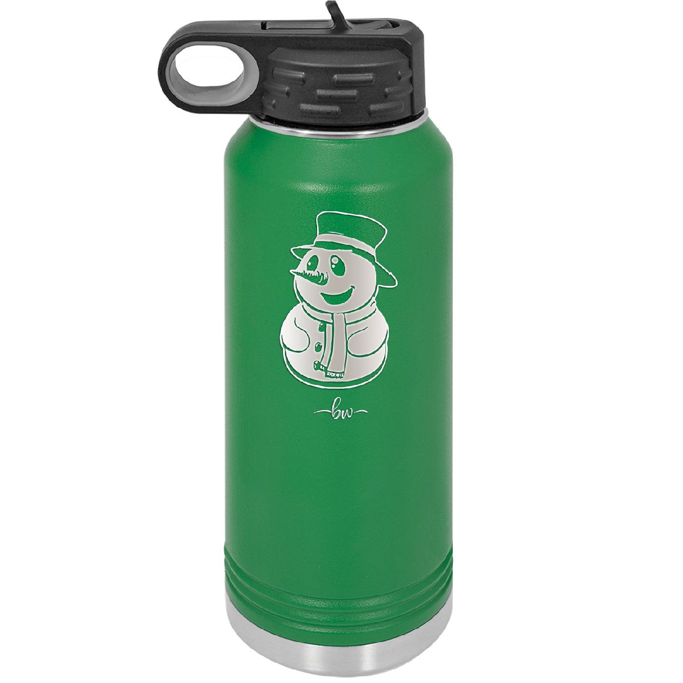 Snowman - Laser Engraved Stainless Steel Drinkware - 1225 -