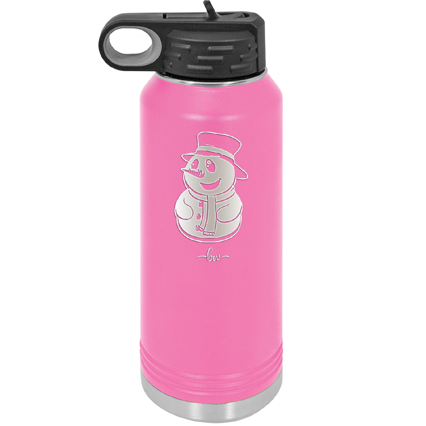 Snowman - Laser Engraved Stainless Steel Drinkware - 1225 -