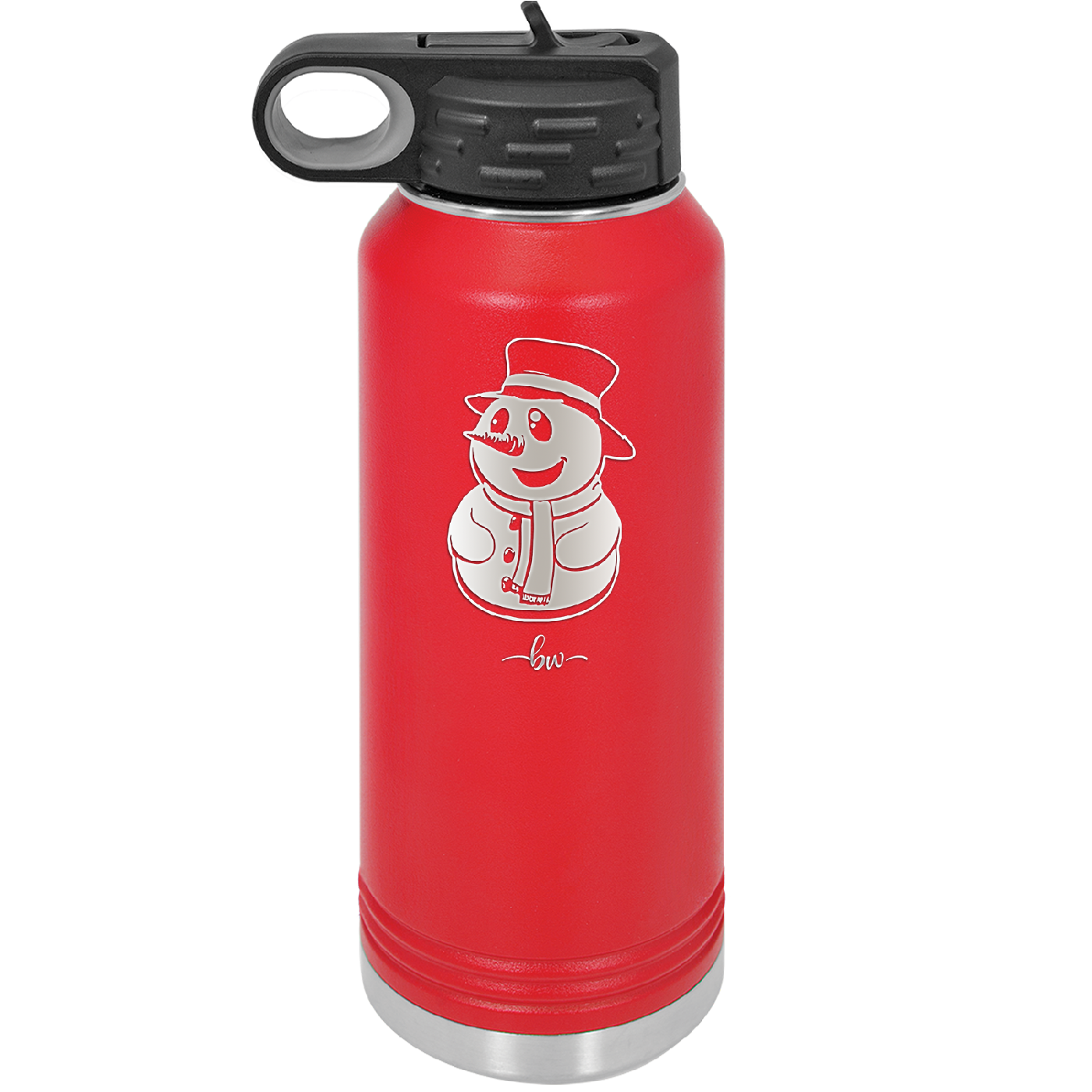 Snowman - Laser Engraved Stainless Steel Drinkware - 1225 -