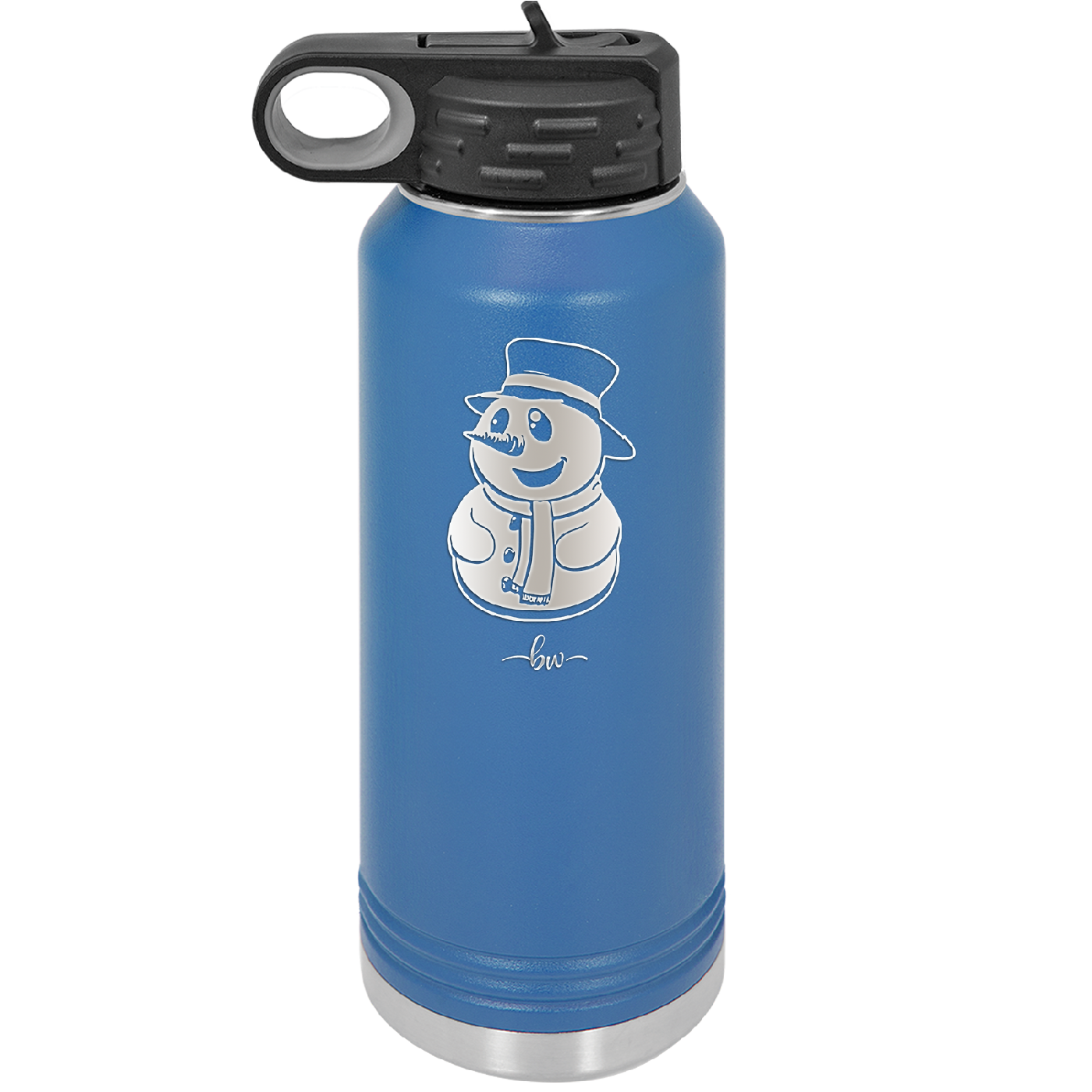 Snowman - Laser Engraved Stainless Steel Drinkware - 1225 -