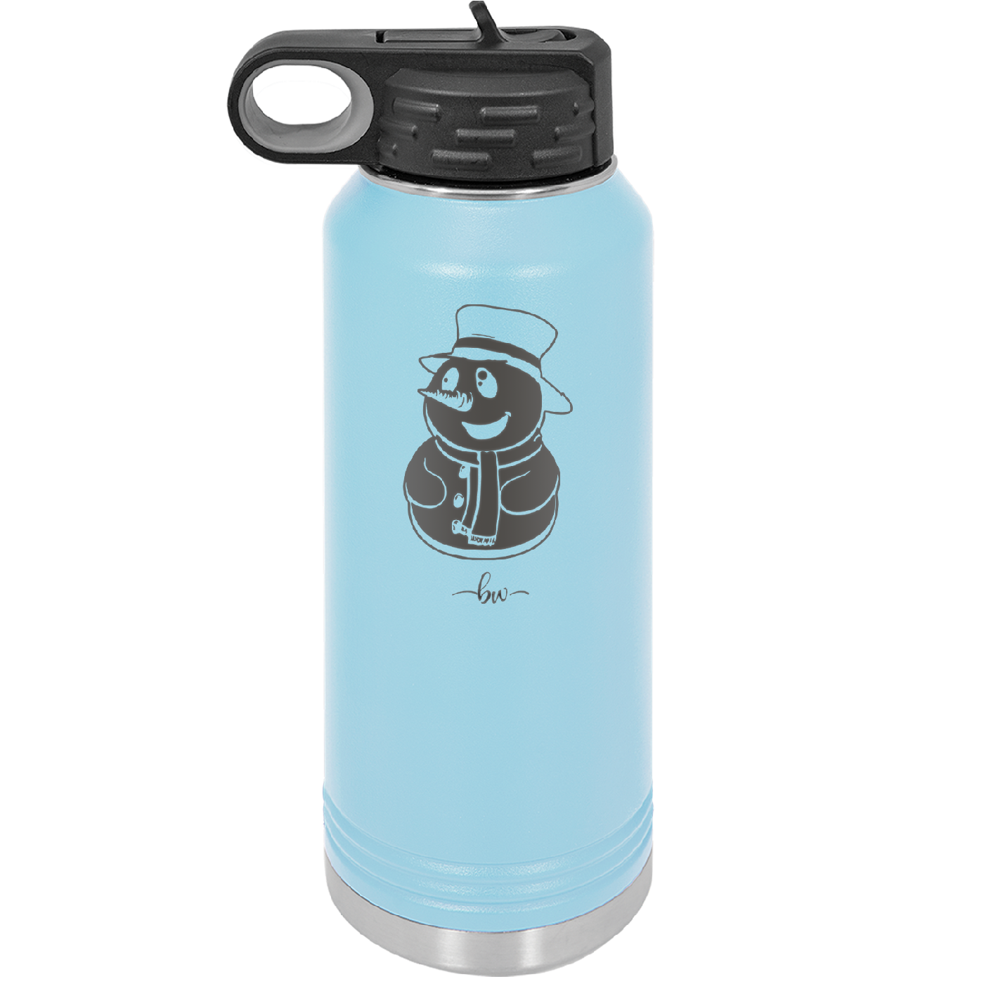 Snowman - Laser Engraved Stainless Steel Drinkware - 1225 -