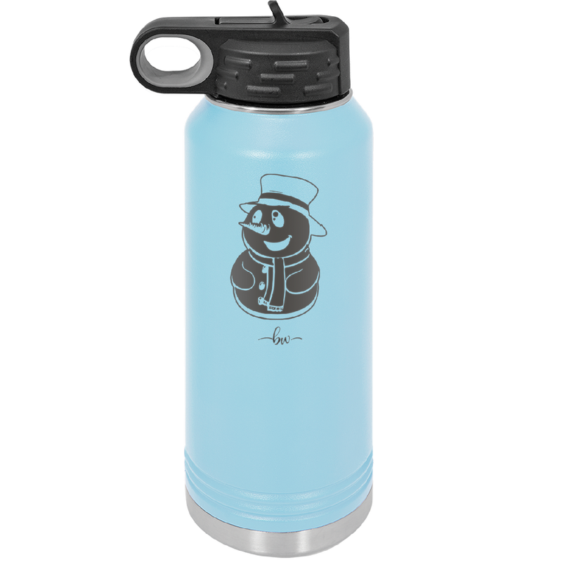 Snowman - Laser Engraved Stainless Steel Drinkware - 1225 -