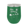 Merry Christmas to All Santa Sleigh - Laser Engraved Stainless Steel Drinkware - 1226 -