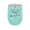 Merry Christmas to All Santa Sleigh - Laser Engraved Stainless Steel Drinkware - 1226 -