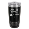 Merry Christmas to All Santa Sleigh - Laser Engraved Stainless Steel Drinkware - 1226 -