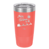 Merry Christmas to All Santa Sleigh - Laser Engraved Stainless Steel Drinkware - 1226 -