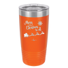 Merry Christmas to All Santa Sleigh - Laser Engraved Stainless Steel Drinkware - 1226 -