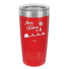 Merry Christmas to All Santa Sleigh - Laser Engraved Stainless Steel Drinkware - 1226 -