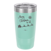 Merry Christmas to All Santa Sleigh - Laser Engraved Stainless Steel Drinkware - 1226 -