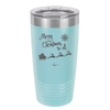 Merry Christmas to All Santa Sleigh - Laser Engraved Stainless Steel Drinkware - 1226 -