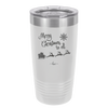 Merry Christmas to All Santa Sleigh - Laser Engraved Stainless Steel Drinkware - 1226 -