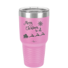 Merry Christmas to All Santa Sleigh - Laser Engraved Stainless Steel Drinkware - 1226 -