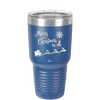 Merry Christmas to All Santa Sleigh - Laser Engraved Stainless Steel Drinkware - 1226 -