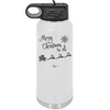 Merry Christmas to All Santa Sleigh - Laser Engraved Stainless Steel Drinkware - 1226 -
