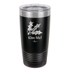Kiss Me Under the Mistletoe - Laser Engraved Stainless Steel Drinkware - 1227 -
