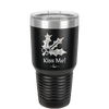 Kiss Me Under the Mistletoe - Laser Engraved Stainless Steel Drinkware - 1227 -
