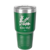 Kiss Me Under the Mistletoe - Laser Engraved Stainless Steel Drinkware - 1227 -
