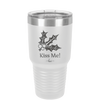 Kiss Me Under the Mistletoe - Laser Engraved Stainless Steel Drinkware - 1227 -