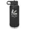 Kiss Me Under the Mistletoe - Laser Engraved Stainless Steel Drinkware - 1227 -