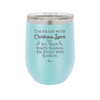 I'm Filled with Christmas Spirit No Wait That's Eggnog - Laser Engraved Stainless Steel Drinkware - 1229 -