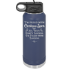 I'm Filled with Christmas Spirit No Wait That's Eggnog - Laser Engraved Stainless Steel Drinkware - 1229 -