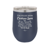 I'm Filled with Christmas Spirit No Wait That's Vodka - Laser Engraved Stainless Steel Drinkware - 1230 -