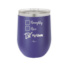 Naughty, Nice, Drunk - Laser Engraved Stainless Steel Drinkware - 1239 -