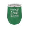 Screw the Elf Put Some Wine on the Shelf - Laser Engraved Stainless Steel Drinkware - 1240 -
