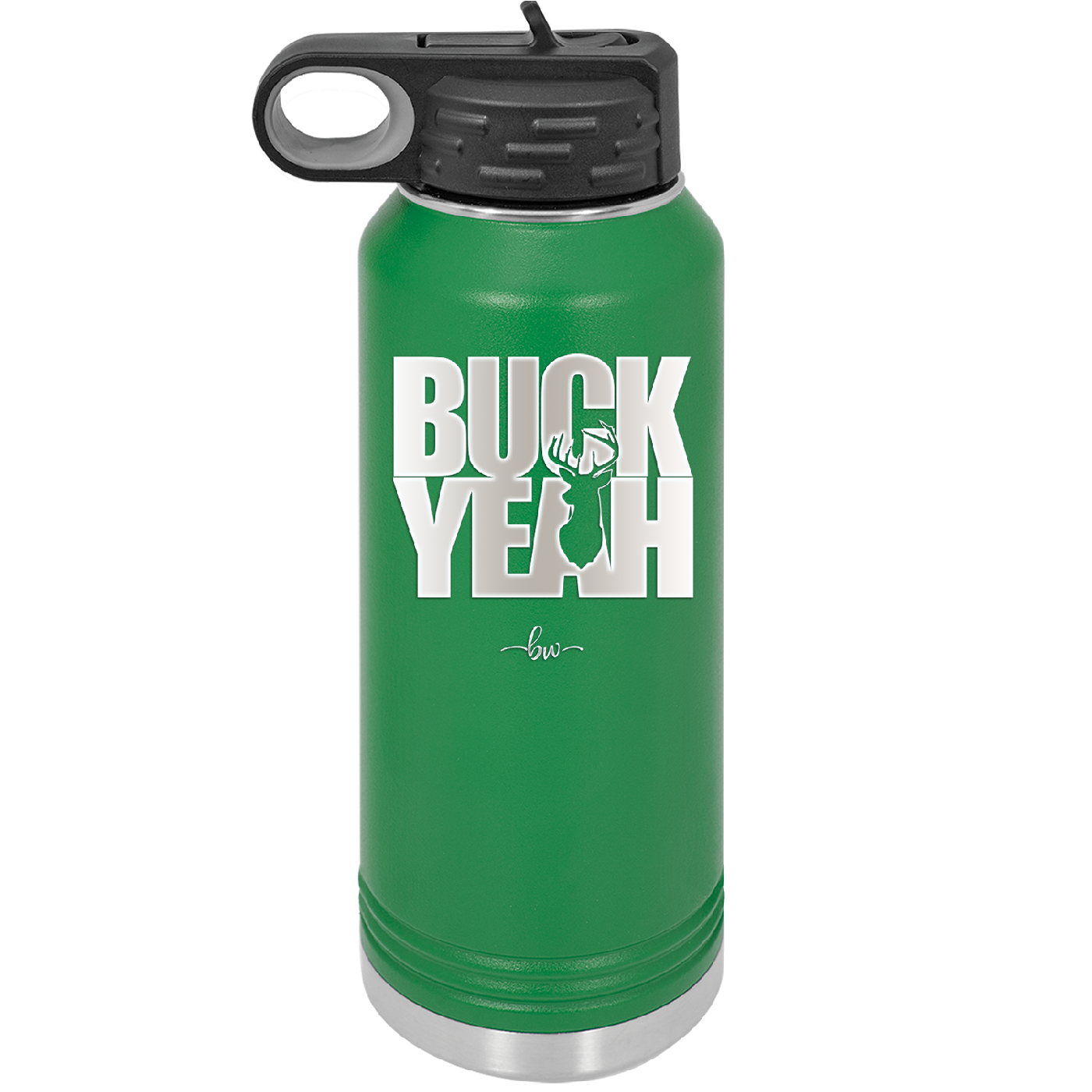 Buck Yeah - Laser Engraved Stainless Steel Drinkware - 1245 -