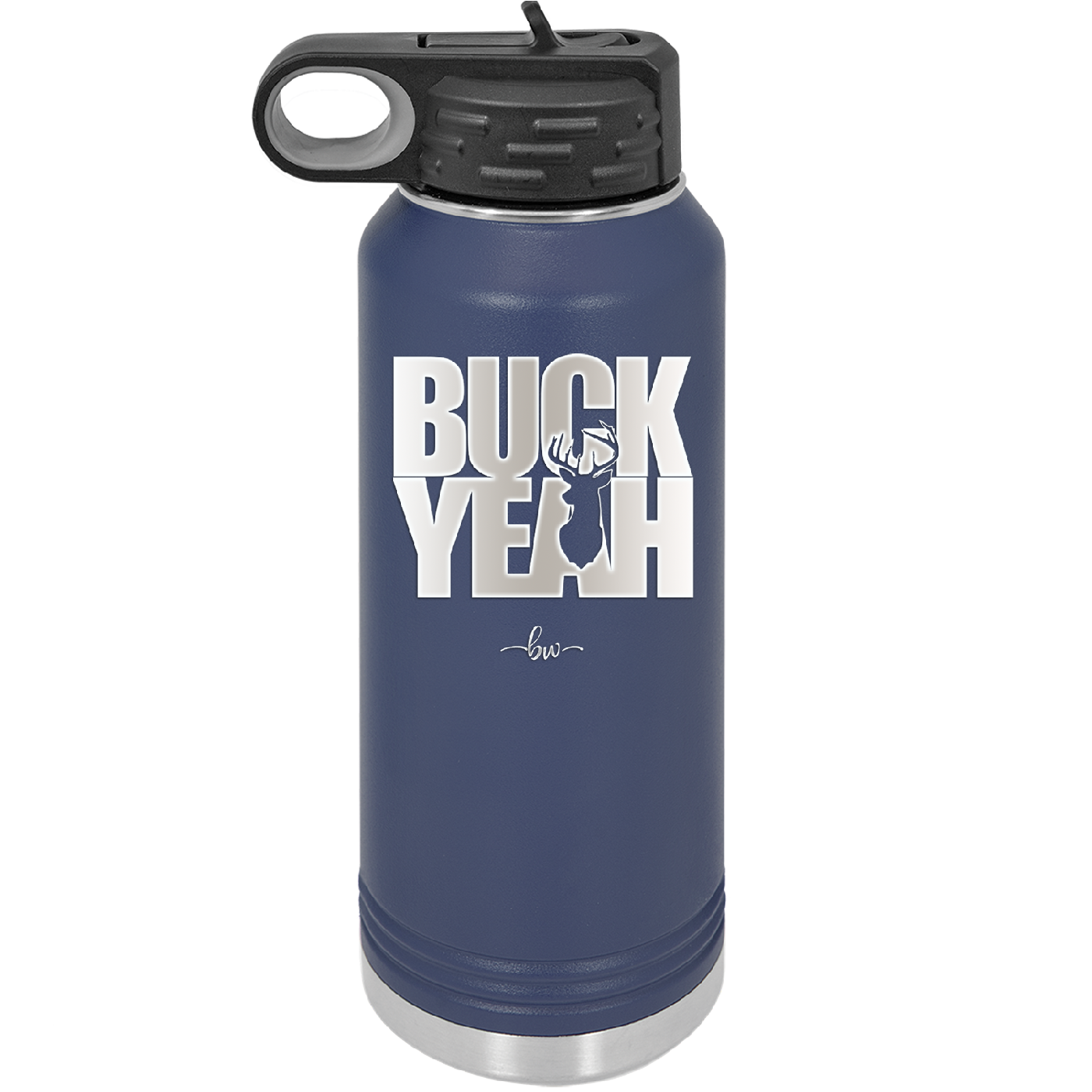 Buck Yeah - Laser Engraved Stainless Steel Drinkware - 1245 -