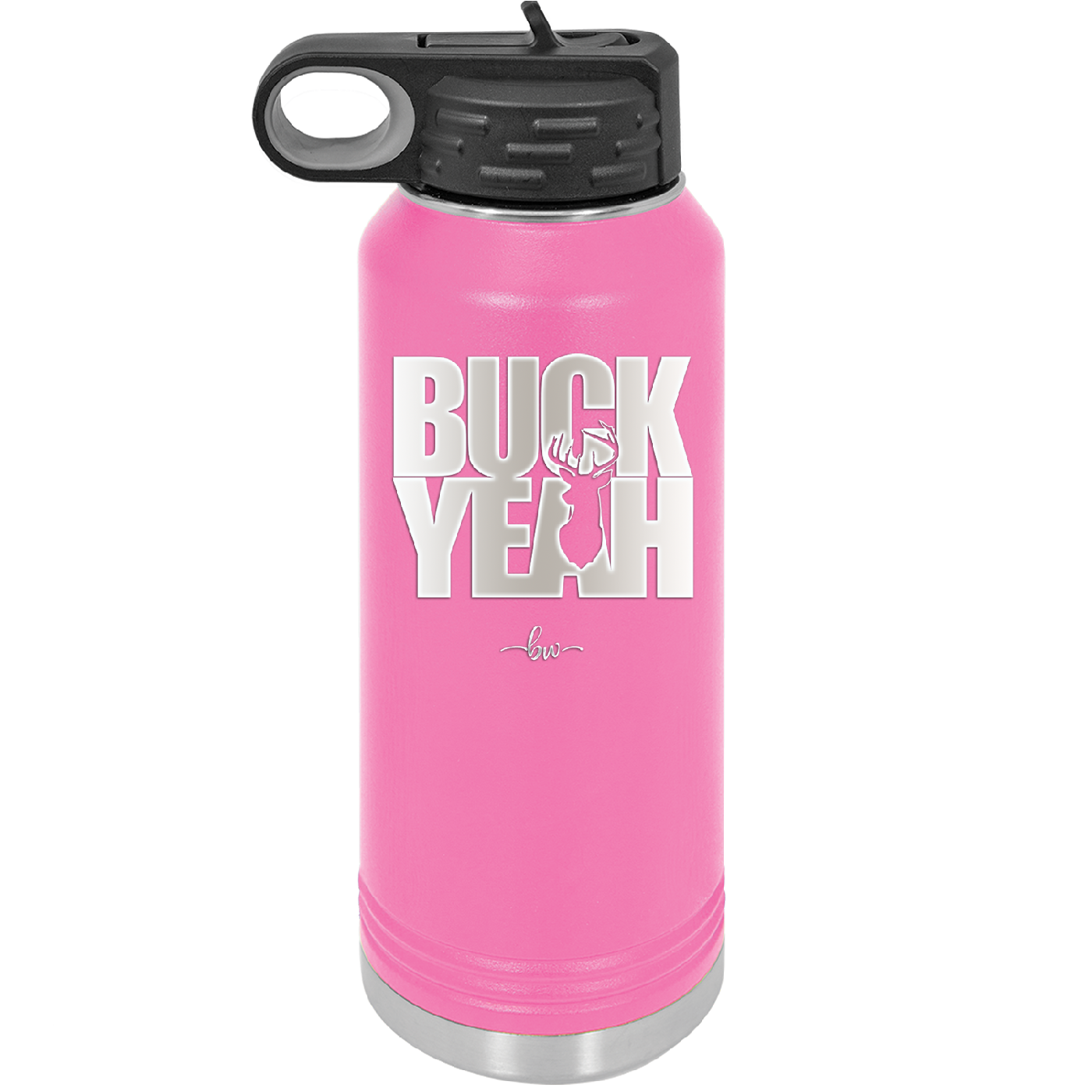 Buck Yeah - Laser Engraved Stainless Steel Drinkware - 1245 -