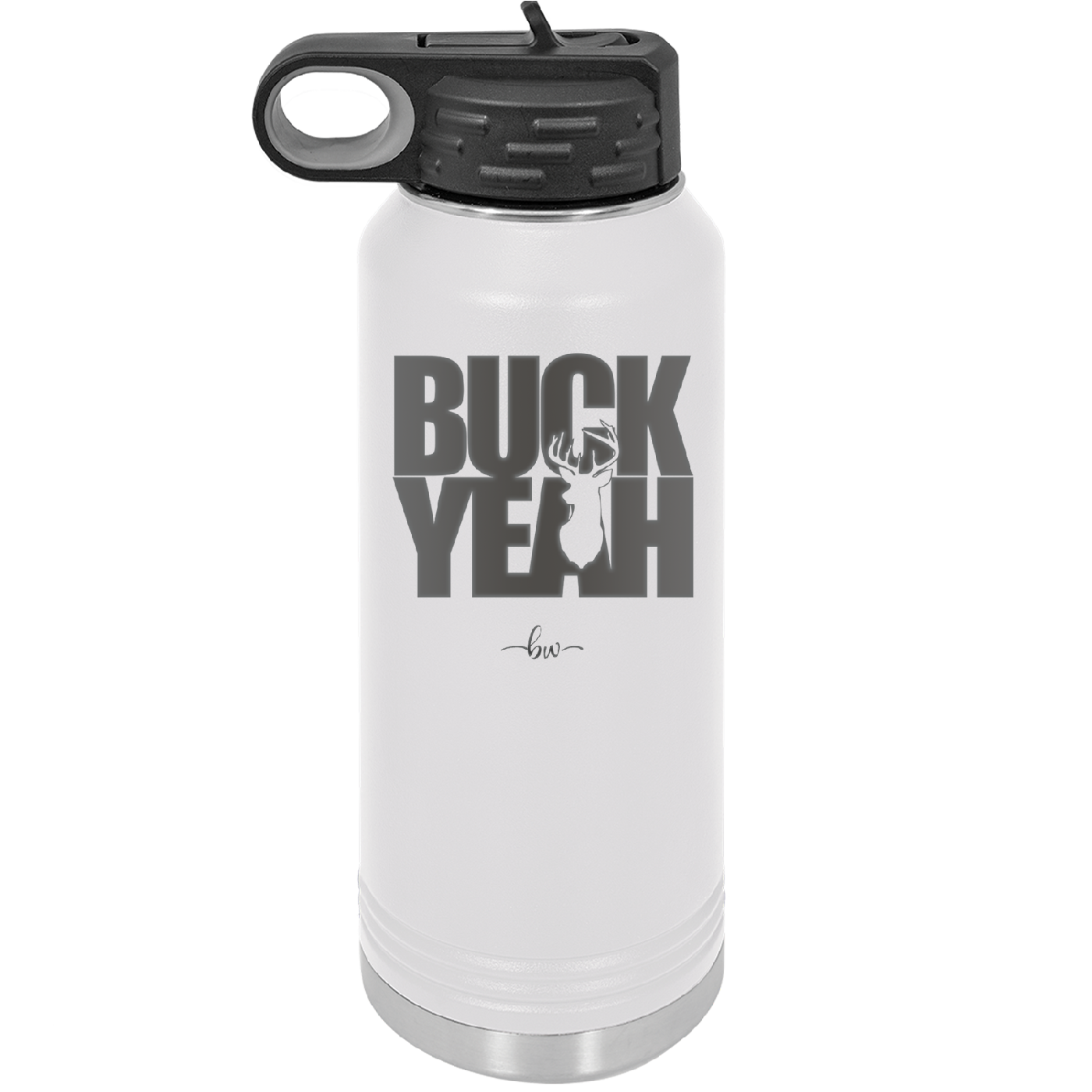 Buck Yeah - Laser Engraved Stainless Steel Drinkware - 1245 -