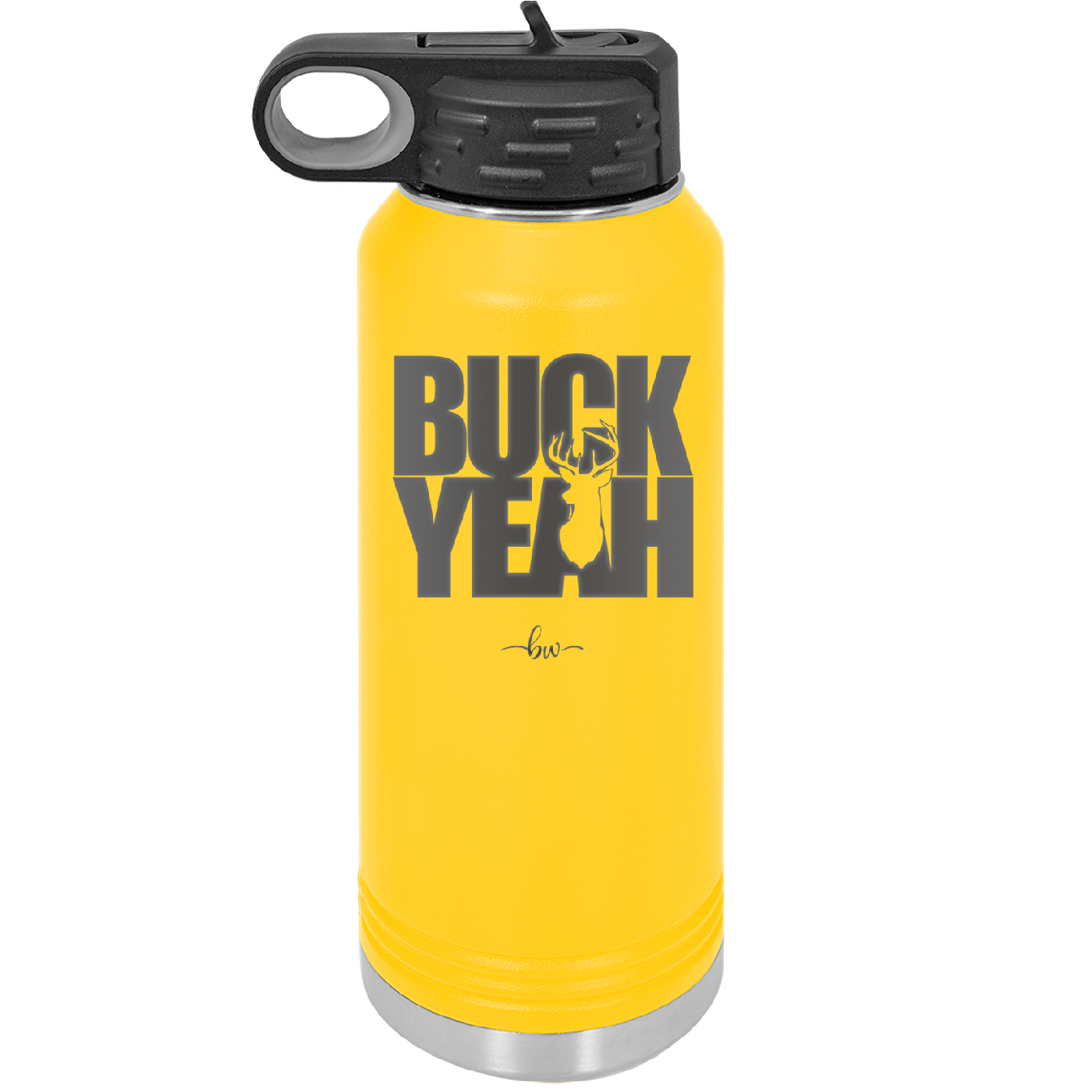 Buck Yeah - Laser Engraved Stainless Steel Drinkware - 1245 -